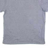 TED BAKER Mens Polo Shirt Blue Striped M