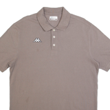 KAPPA Mens Polo Shirt Brown 2XL