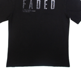 FADED Mens T-Shirt Black M