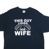 This Guy Loves His Wife Mens Jersey Black XL