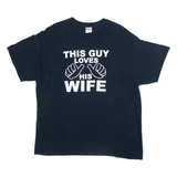 This Guy Loves His Wife Mens Jersey Black XL
