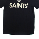 NIKE Saints Mens T-Shirt Black USA M