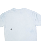 NIKE Oversized Womens Tie Dye T-Shirt Blue XS