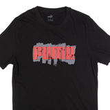 PUMA Mens T-Shirt Black S