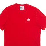 ADIDAS Oversized Mens T-Shirt Red S
