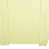 ADIDAS Mens T-Shirt Yellow Long Sleeve M