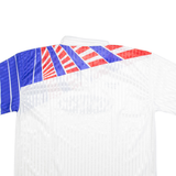 REEBOK Mens Football Shirt Jersey White Collared 2XL