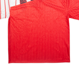 REEBOK Mens Football Shirt Jersey Red Collared XL