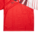 REEBOK Mens Jersey Red Collared XL