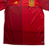 ADIDAS Spain Football Shirt Mens Jersey Red L