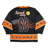 SPEEDWAY Mens Jersey Orange V-Neck S