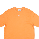 ADIDAS Mens T-Shirt Orange S
