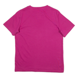 REEBOK Womens T-Shirt Pink S