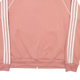 ADIDAS Womens Track Jacket Pink UK 12