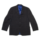 TED BAKER Mens Blazer Jacket Black Check M