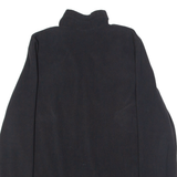 REEBOK Womens Fleece Black 1/4 Zip XL