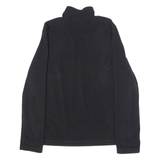 REEBOK Womens Fleece Black 1/4 Zip XL