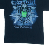 GILDAN Emerald Unleashed Mens Band T-Shirt Black M