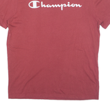 CHAMPION Mens T-Shirt Red L