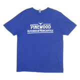 GILDAN Pinewood Kitchen & Mercantile Mens T-Shirt Blue L