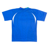 Italy Mens Football Shirt Jersey Blue V-Neck S