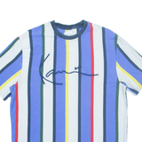 KARL KANI Striped Mens T-Shirt Blue L