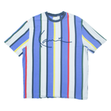 KARL KANI Striped Mens T-Shirt Blue L
