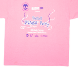 GILDAN Brussels Zumba Party Mens T-Shirt Pink XL