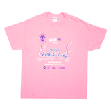 GILDAN Brussels Zumba Party Mens T-Shirt Pink XL