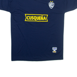 RUIZ SPORT Cienciano Mens Football Shirt Jersey Blue V-Neck L