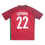 NIKE Portugal Mens Football Shirt Jersey Red V-Neck M