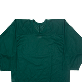 Canada Ice Hockey Mens Jersey Green Long Sleeve V-Neck M