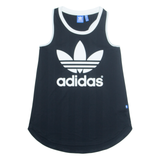 ADIDAS Womens Vest Black Sleeveless UK 6