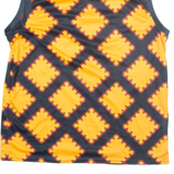 BALL ACADEMY Basketball Mens Vest Yellow Sleeveless V-Neck M