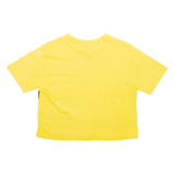 ELLESSE Cropped Womens T-Shirt Yellow UK 10