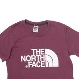 THE NORTH FACE Cropped Womens T-Shirt Maroon S
