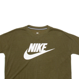 NIKE Cropped Womens T-Shirt Green S