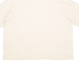 CHAMPION Womens T-Shirt Cream 2XL