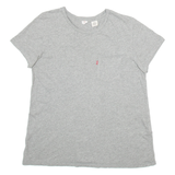LEVI'S Womens T-Shirt Grey M