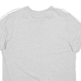 ADIDAS Womens T-Shirt Grey UK 12