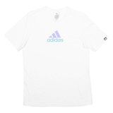 ADIDAS Mens T-Shirt White S