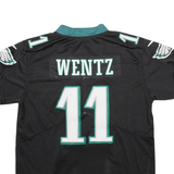 NIKE Philadelphia Eagles Mens Football Shirt T-Shirt Black USA V-Neck L
