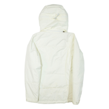 PATAGONIA Womens Puffer Jacket Cream Hooded XS