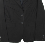 MARELLA Womens Blazer Jacket Black UK 14