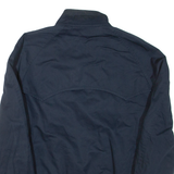 SANDRO Mens Bomber Jacket Blue M