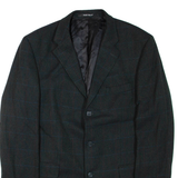 PIRELLI Mens Blazer Jacket Green Wool Check XL