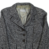 MAX MARA Womens Blazer Jacket Grey Wool UK 12