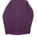 HELLY HANSEN Womens Track Jacket Maroon Hooded L