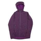 HELLY HANSEN Womens Track Jacket Maroon Hooded L