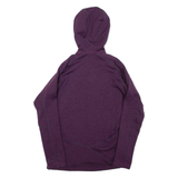 HELLY HANSEN Womens Track Jacket Maroon Hooded L